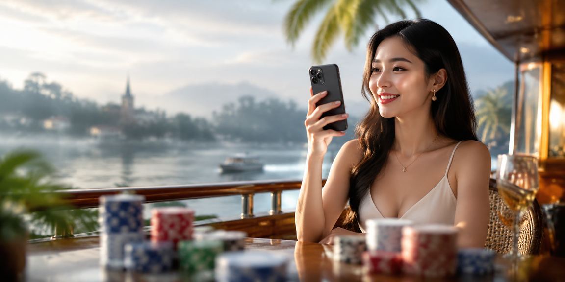 Người dùng tại Đà Lạt trải nghiệm casino di động trong quán cà phê