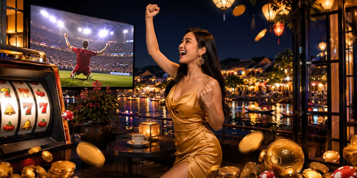 Hội An và cà phê Việt minh họa cách đọc số tiền khi chơi slots